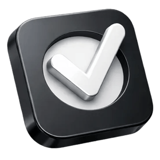 Approval checkmark icon in 3D style on the Crest Yielderon about page